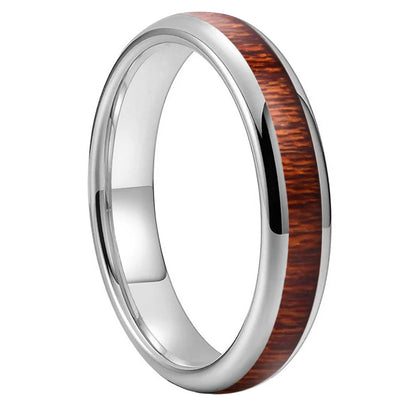 Wood Tungsten Wedding band