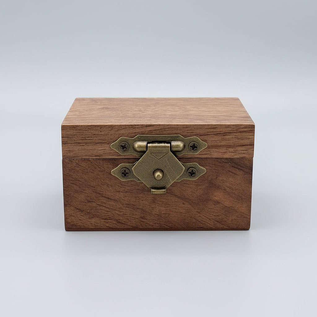 Wooden ring box