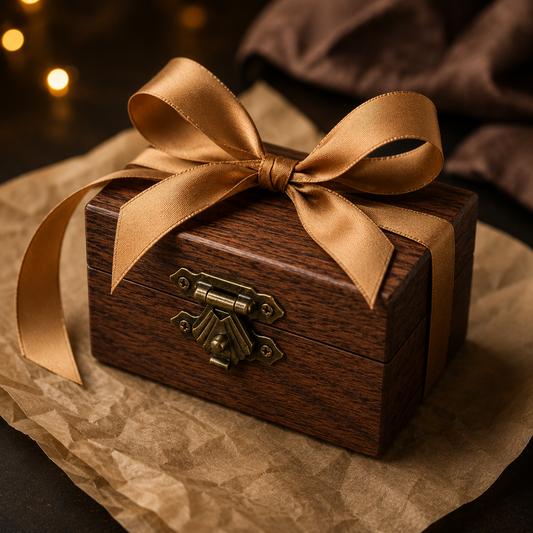 Wooden ring box