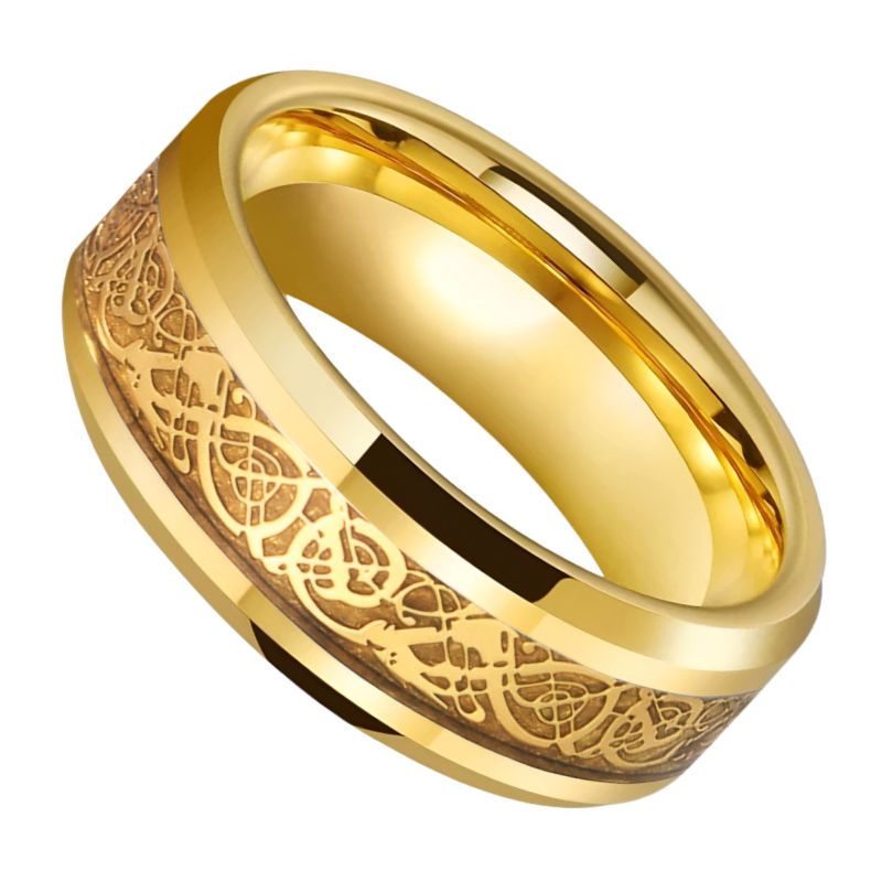 Yellow Tungsten Ring