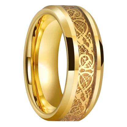 Yellow Tungsten Ring