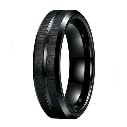 Mens 6mm Tungsten Wedding Band