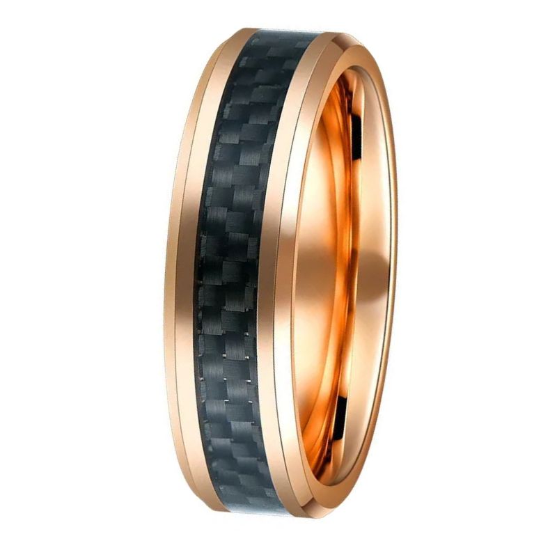 carbon fiber engagement ring women​