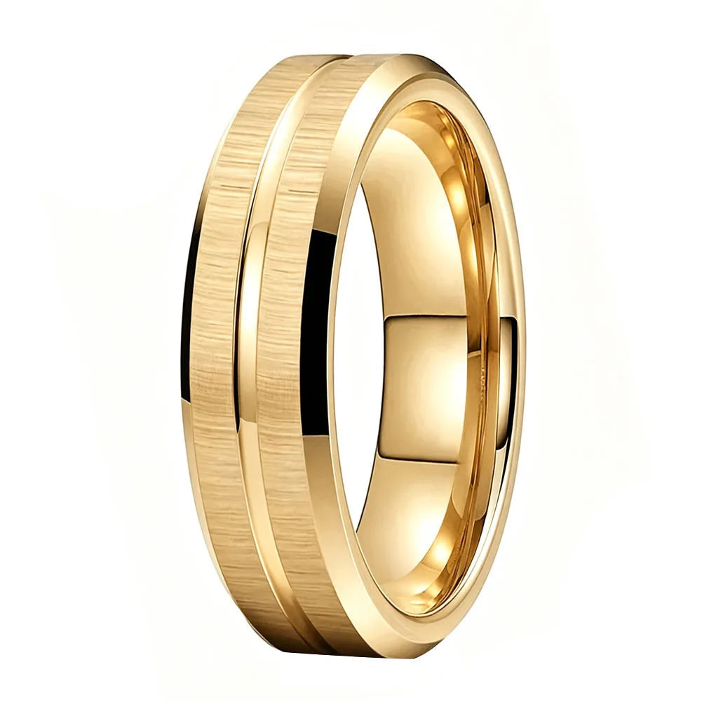 Mens 6mm Tungsten Wedding Band