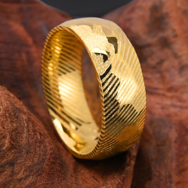 Damascus Wedding Ring