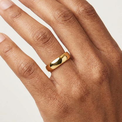 gold plated tungsten carbide ring