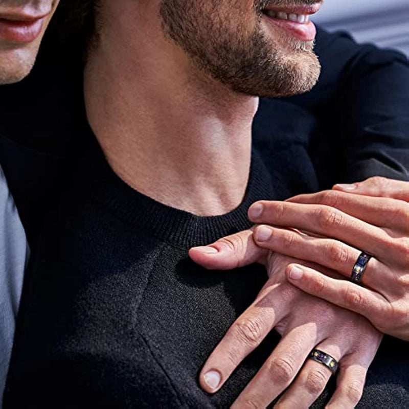 hammered engagement ring