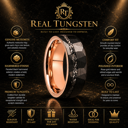 black-hammered-tungsten-ring-with-meteorite-inlay