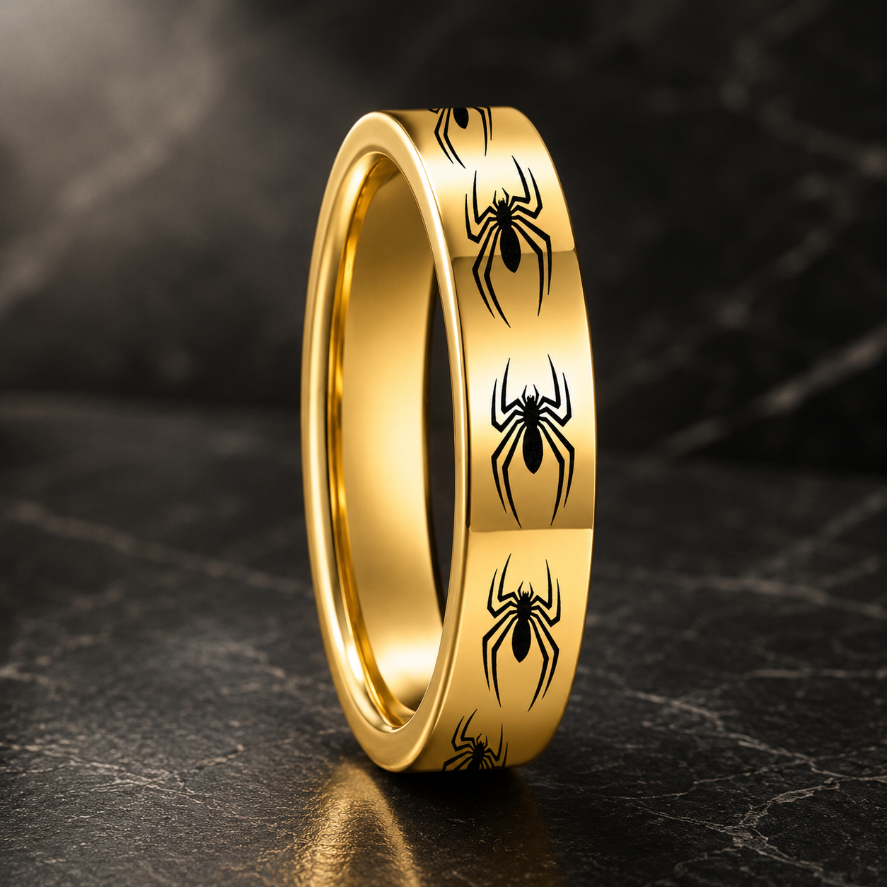 mens-spider ring
