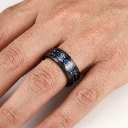 meteorite-blue-opal-tungsten-ring