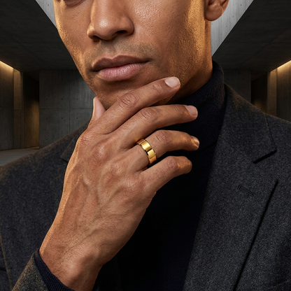 The Prestige — Gold Plated Tungsten Carbide Ring