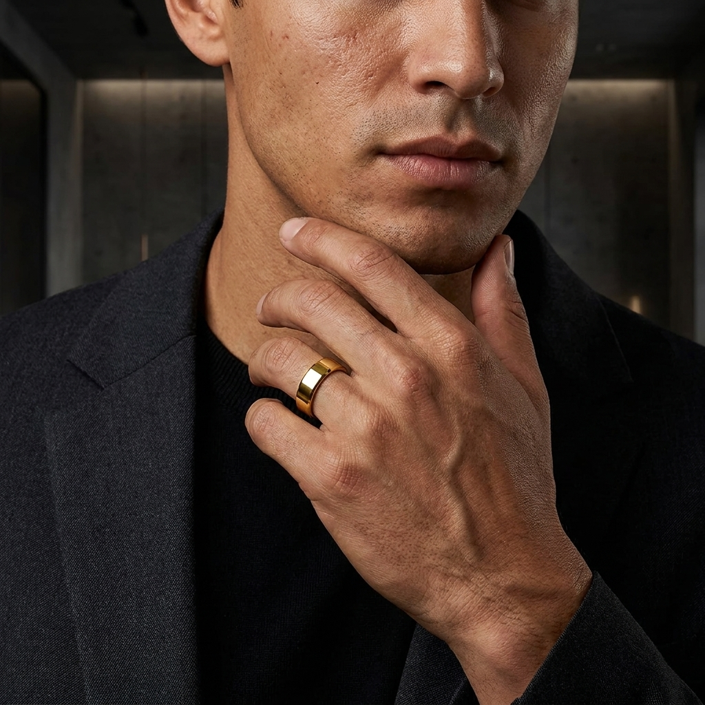 The Prestige — Gold Plated Tungsten Carbide Ring