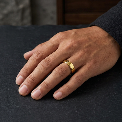 The Prestige — Gold Plated Tungsten Carbide Ring