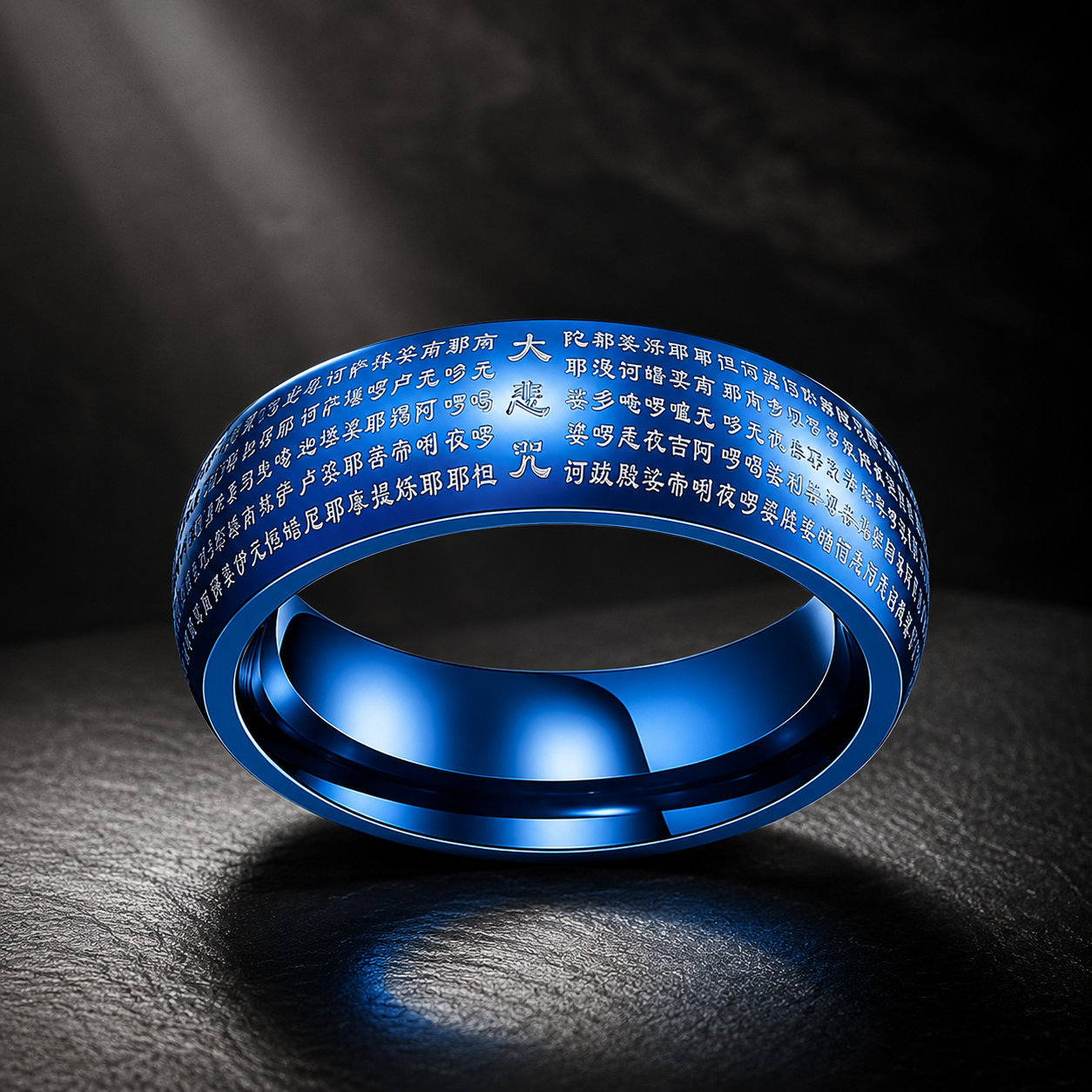 tibetan mantra ring 