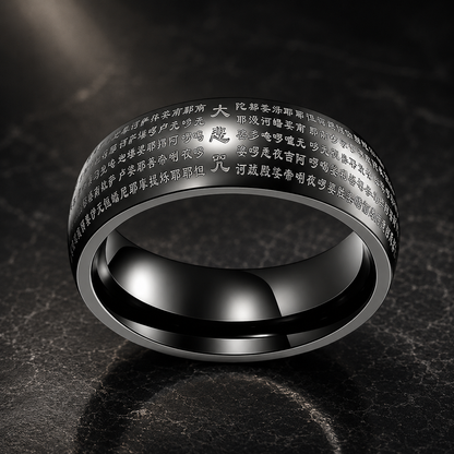 tibetan mantra ring 