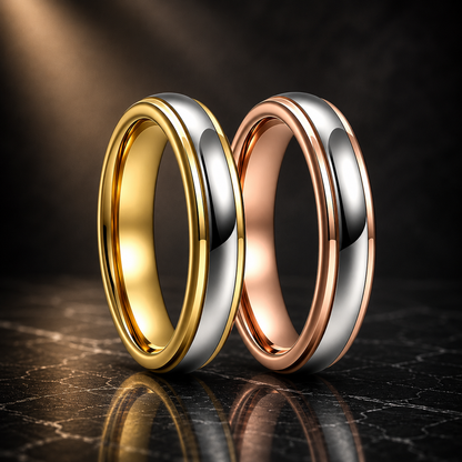 tungsten carbide promise ring for women