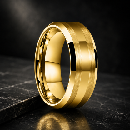 tungsten carbide comfort fit ring​
