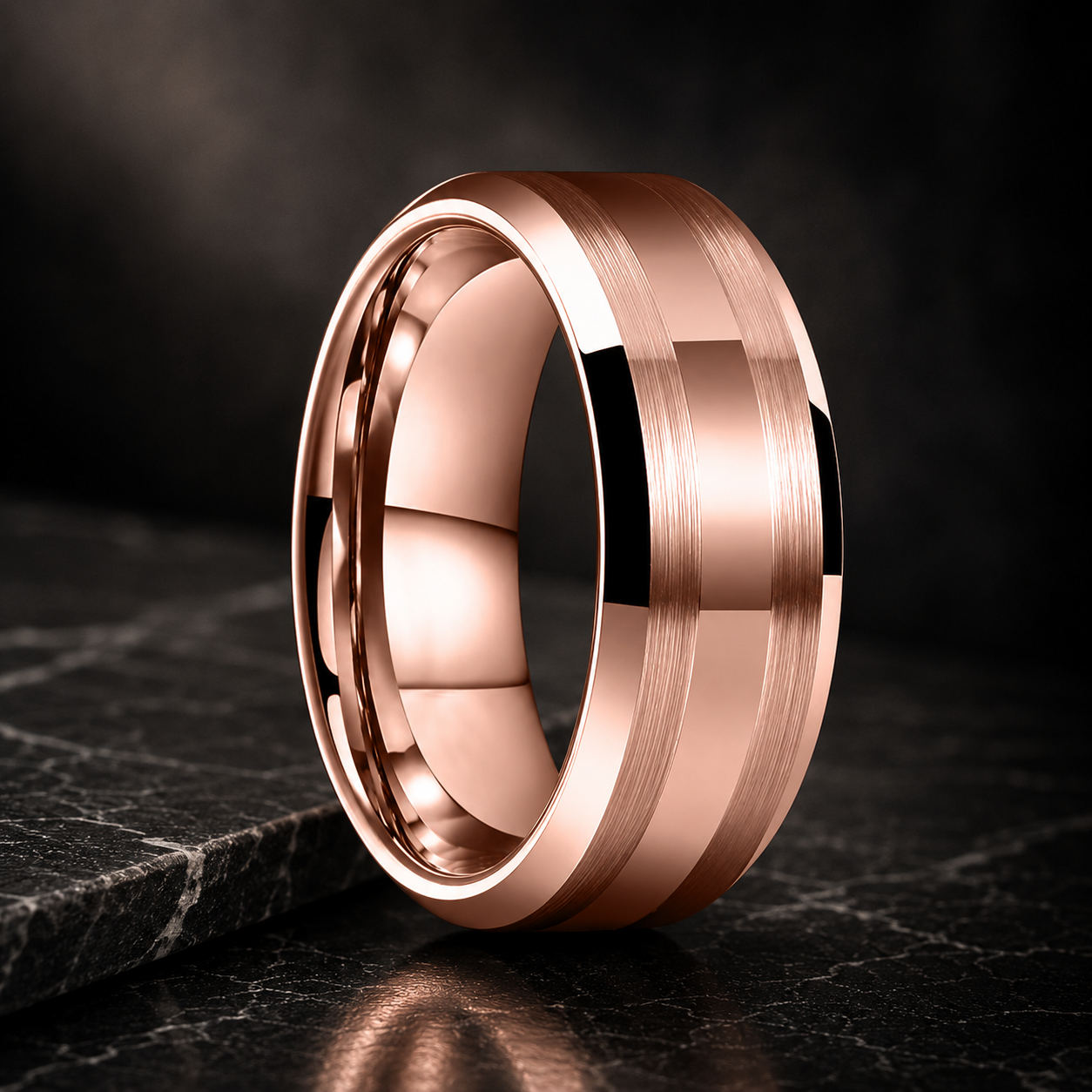 tungsten comfort fit ring​
