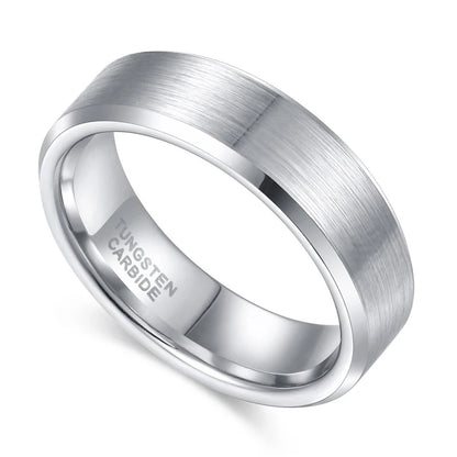 unisex tungsten wedding band