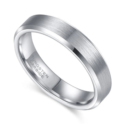 unisex tungsten wedding band